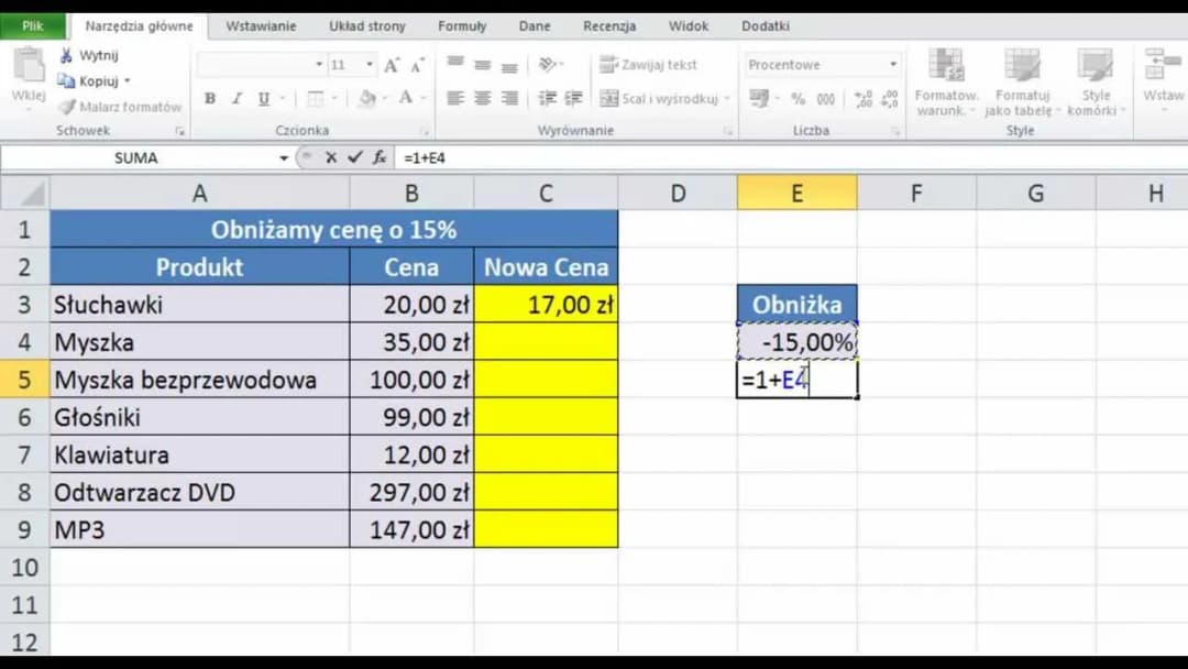 Jak obliczyć procent z liczby w Excelu - proste sposoby na sukces