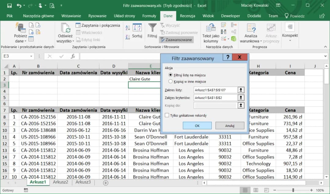 Jak założyć filtr w Excelu i uprościć analizę danych w kilka chwil