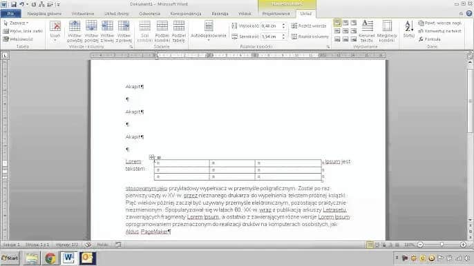 Jak wyrównać tabelę w Wordzie i uniknąć najczęstszych błędów