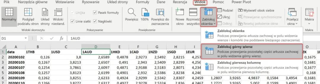 Jak zablokować wiersze w Excelu: 5 prostych kroków i triki