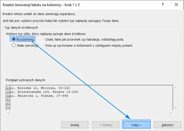 Jak łatwo rozdzielić tekst w Excelu - proste metody i triki Jak łatwo rozdzielić tekst w Excelu - proste metody i triki