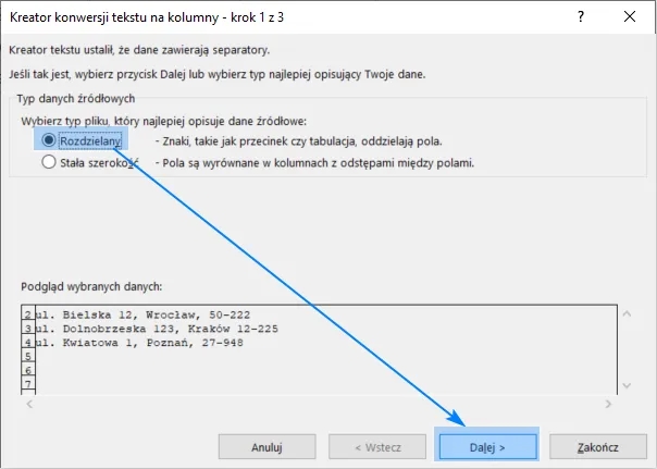 Jak łatwo rozdzielić tekst w Excelu - proste metody i triki