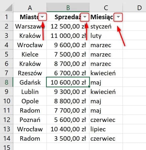 Jak założyć filtry w Excelu: 5 prostych kroków dla początkujących