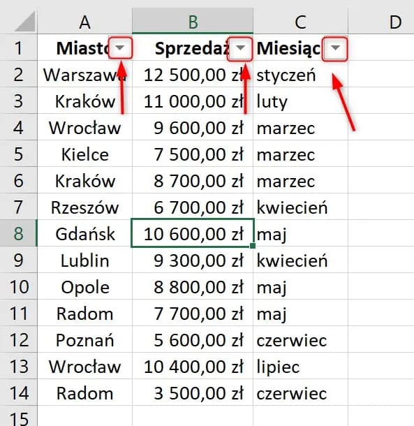Jak założyć filtry w Excelu: 5 prostych kroków dla początkujących